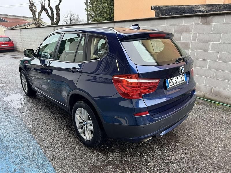 Usata BMW X3 184 CV (135 kW) 2012 Blu/azzurro SUV