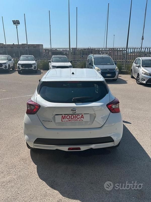 Usata Nissan Micra Acenta 92 CV (67 kW) 2022 Bianco Utilitaria