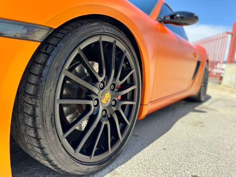 Usata Porsche Cayman 295 CV (216 kW) 2006 Arancione Coupé