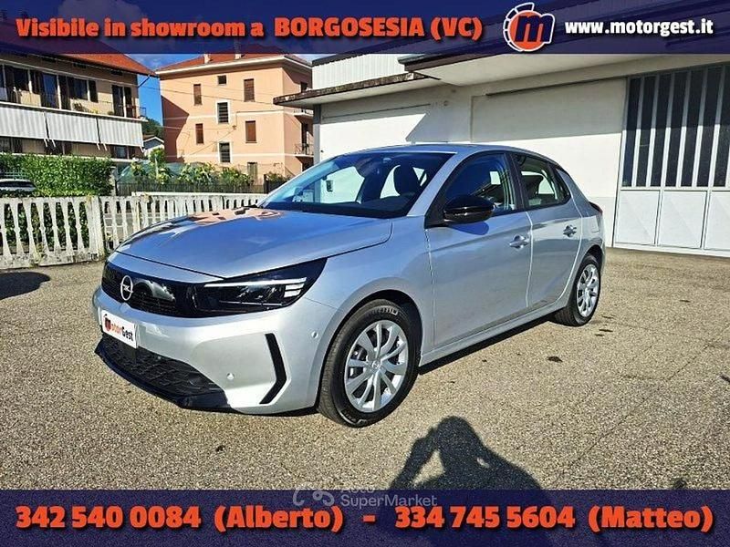 Nuova Opel Corsa 75 CV (55 kW) 2026 Argento Utilitaria
