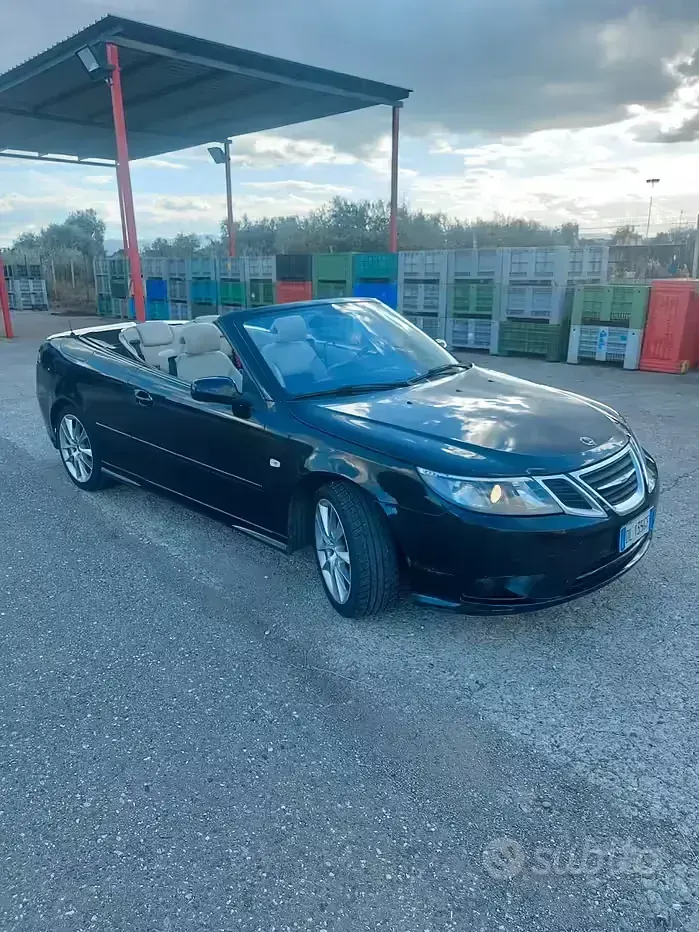 Usata Saab 9-5 150 CV (110 kW) 2006 Nero Cabrio