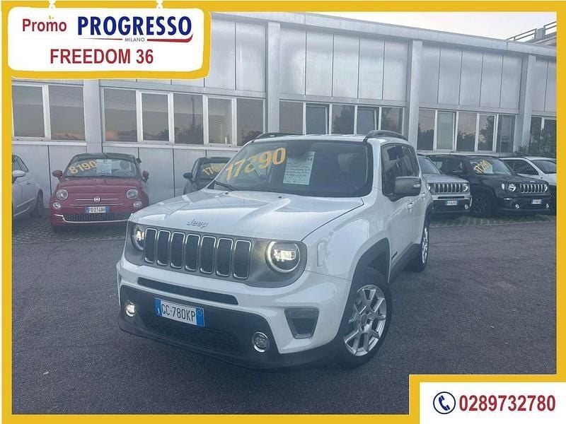Bianco Usata 2020 Jeep Renegade Limited SUV | 15.290 € (Buon prezzo) - Immagine 1/4