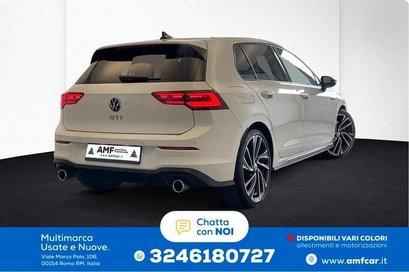 Usata VW Golf VIII GTI 245 CV (180 kW) 2021 Bianco Berlina