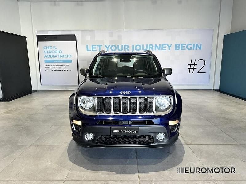 Usata Jeep Renegade Limited 140 CV (102 kW) 2019 Blu SUV