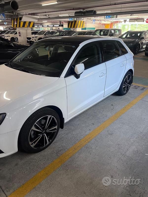 Usata Audi A3 105 CV (77 kW) 2016 Bianco Berlina