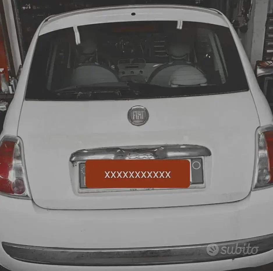Usata Fiat 500 69 CV (50 kW) 2011 Bianco Utilitaria