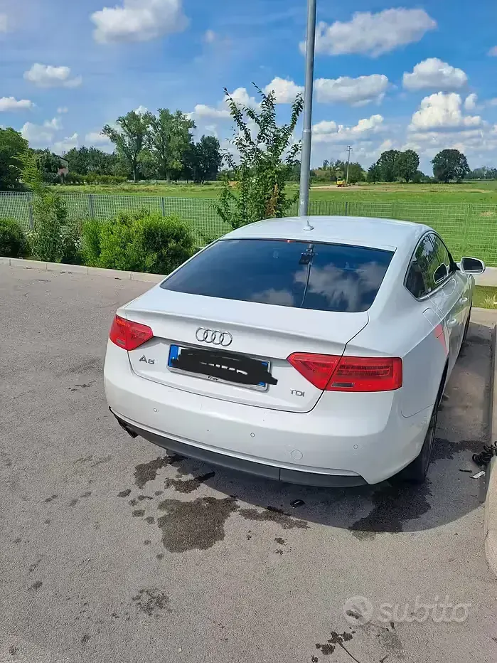 Usata Audi A5 190 CV (139 kW) 2015 Bianco Coupé