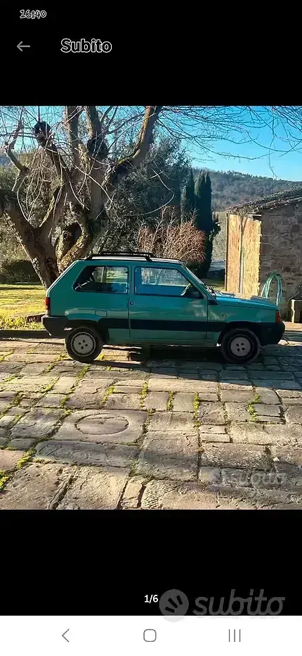 Usata Fiat Panda 54 CV (39 kW) 2002 Verde Berlina