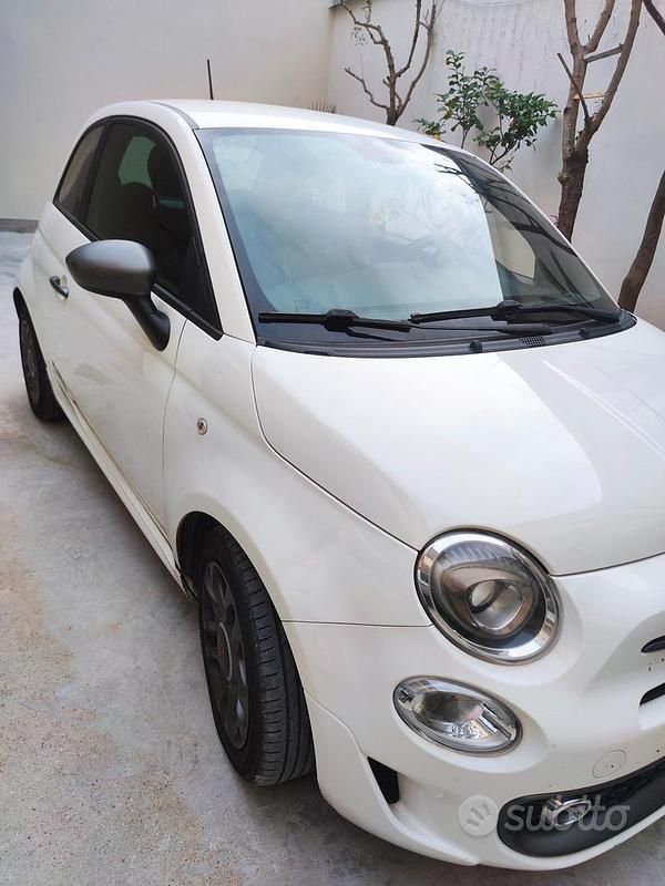 Usata Fiat 500 95 CV (69 kW) 2018 Bianco Berlina