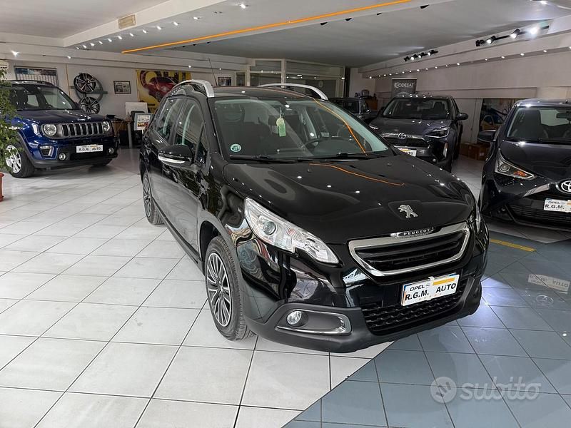 Usata Peugeot 2008 Active 92 CV (67 kW) 2015 Nero SUV