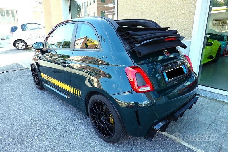 Usata Abarth 500C Custom 140 CV (102 kW) 2014 Verde Cabrio