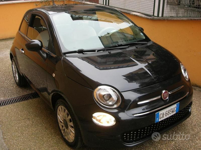 Usata Fiat 500 Lounge 69 CV (50 kW) 2020 Nero Berlina