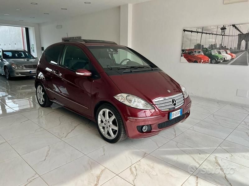 Usata Mercedes A170 Avantgarde 116 CV (85 kW) 2006 Rosso Berlina