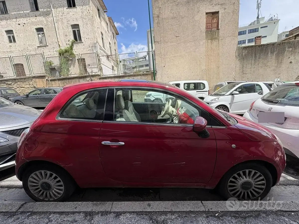 Usata Fiat 500 2008 Rosso Berlina