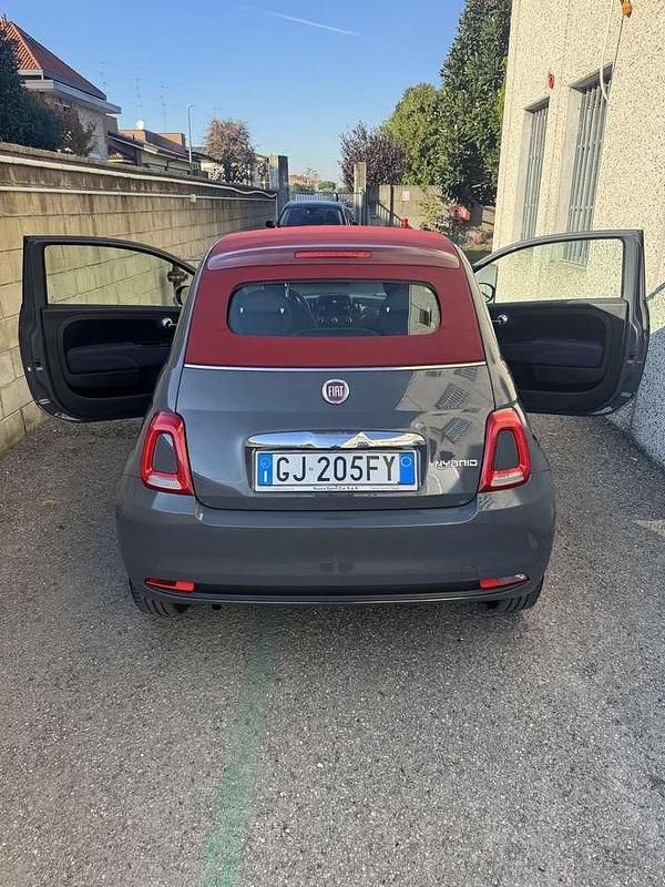 Usata Fiat 500 Sport 69 CV (50 kW) 2022 Grigio Cabrio