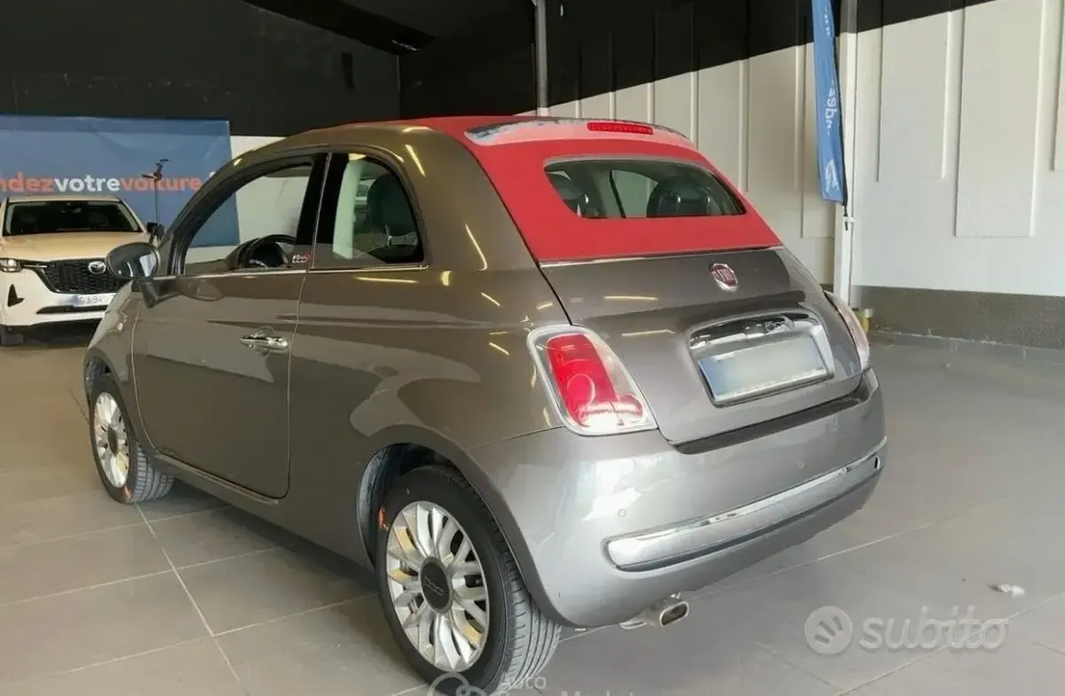 Usata Fiat 500 69 CV (50 kW) 2016 Grigio Cabrio