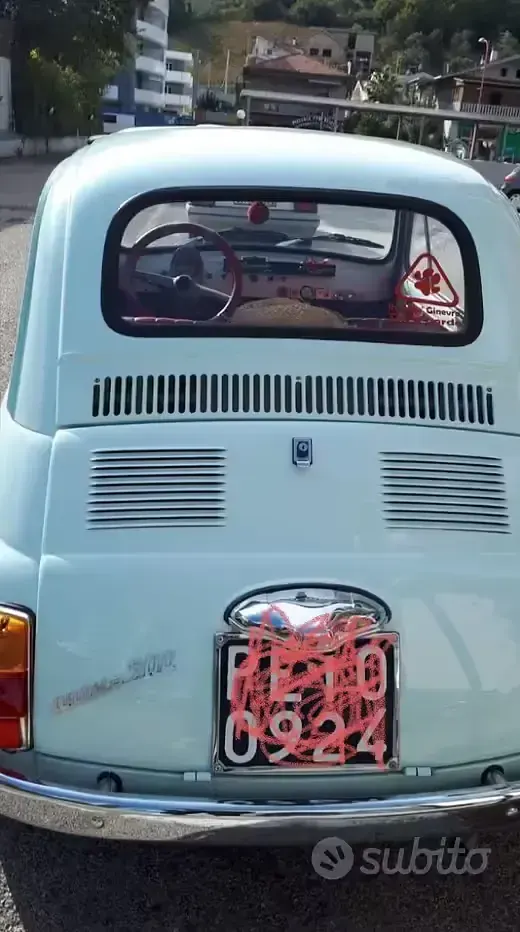 Usata Fiat 500 1960 Verde Utilitaria