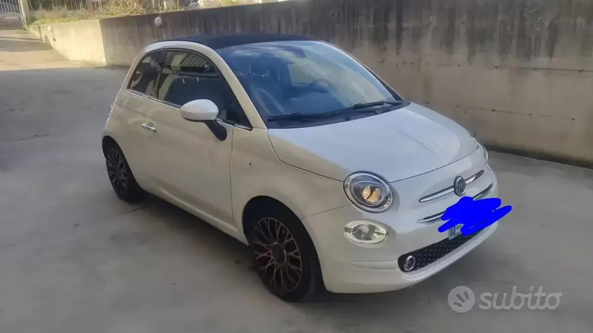 Usata Fiat 500C 69 CV (50 kW) 2021 Cabrio