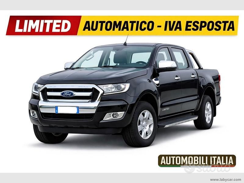 Usata Ford Ranger Limited 160 CV (117 kW) 2019 Nero Pick-up