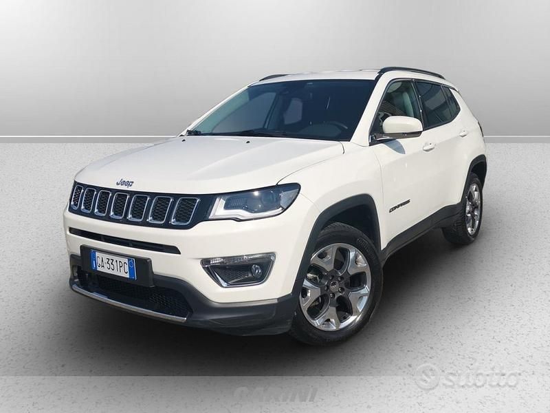 Bianco Usata 2020 Jeep Compass Limited SUV | 18.500 € (Buon prezzo) - Immagine 1/4