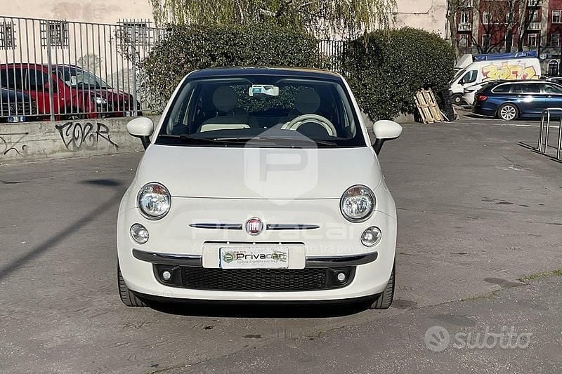 Usata Fiat 500 Lounge 69 CV (50 kW) 2014 Bianco Utilitaria