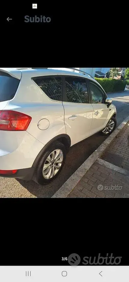 Usata Ford Kuga 163 CV (119 kW) 2012 Bianco SUV