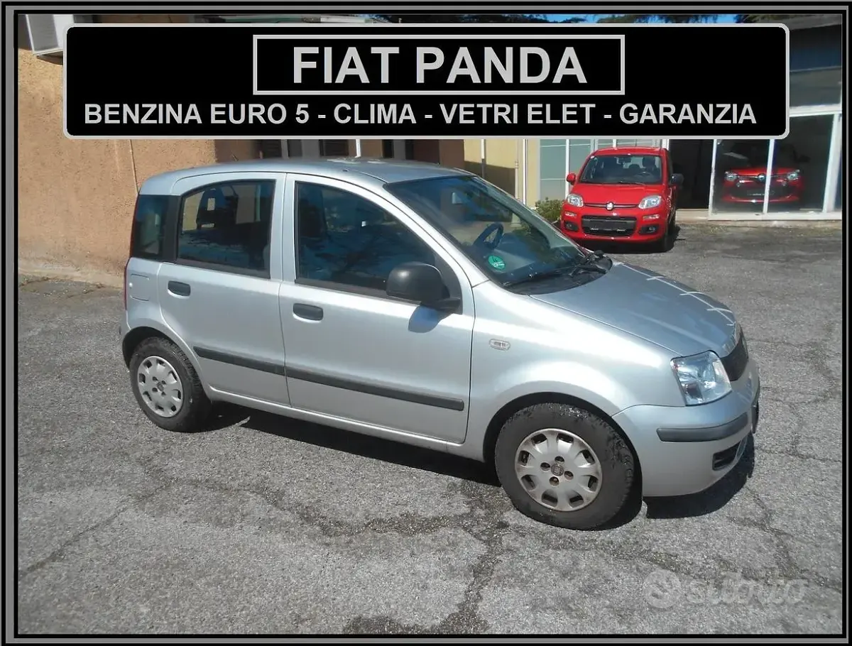 Usata Fiat Panda Dynamic 69 CV (50 kW) 2012 Grigio Utilitaria