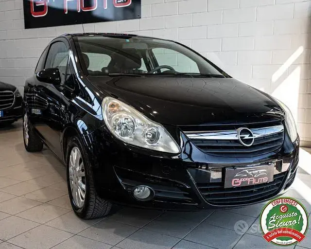Używany Opel Corsa Club 80 KM (58 kW) 2009 Czarny Hatchback