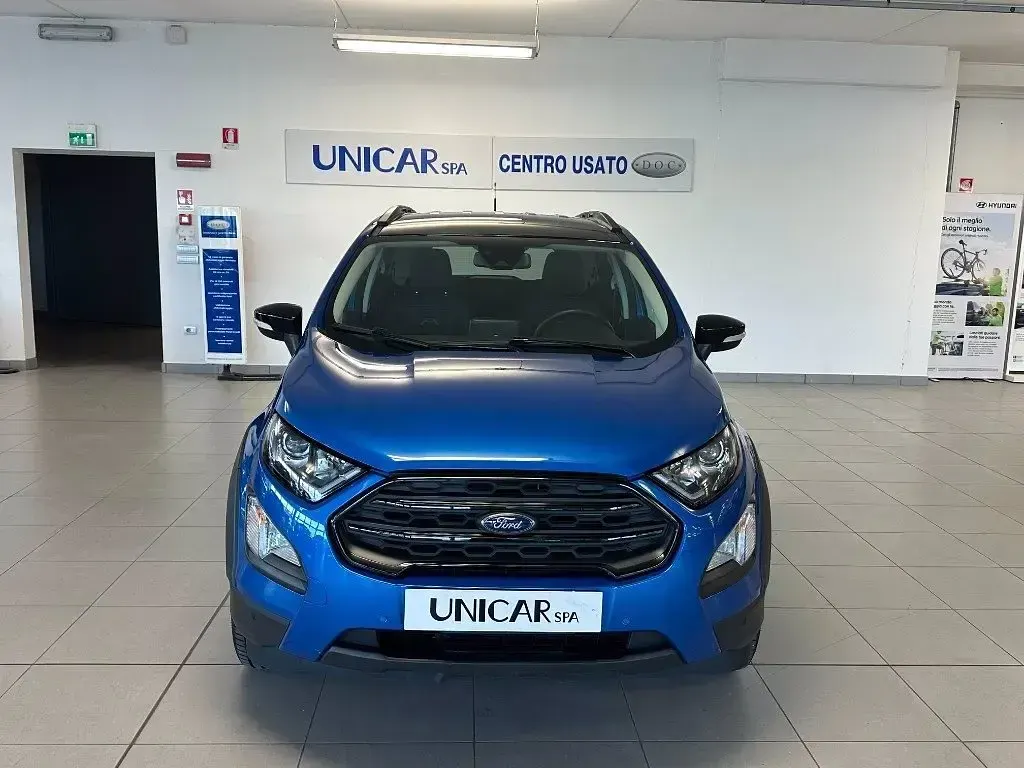 Usata Ford Ecosport Active 125 CV (91 kW) 2022 Desert island blue (metallizzato) SUV
