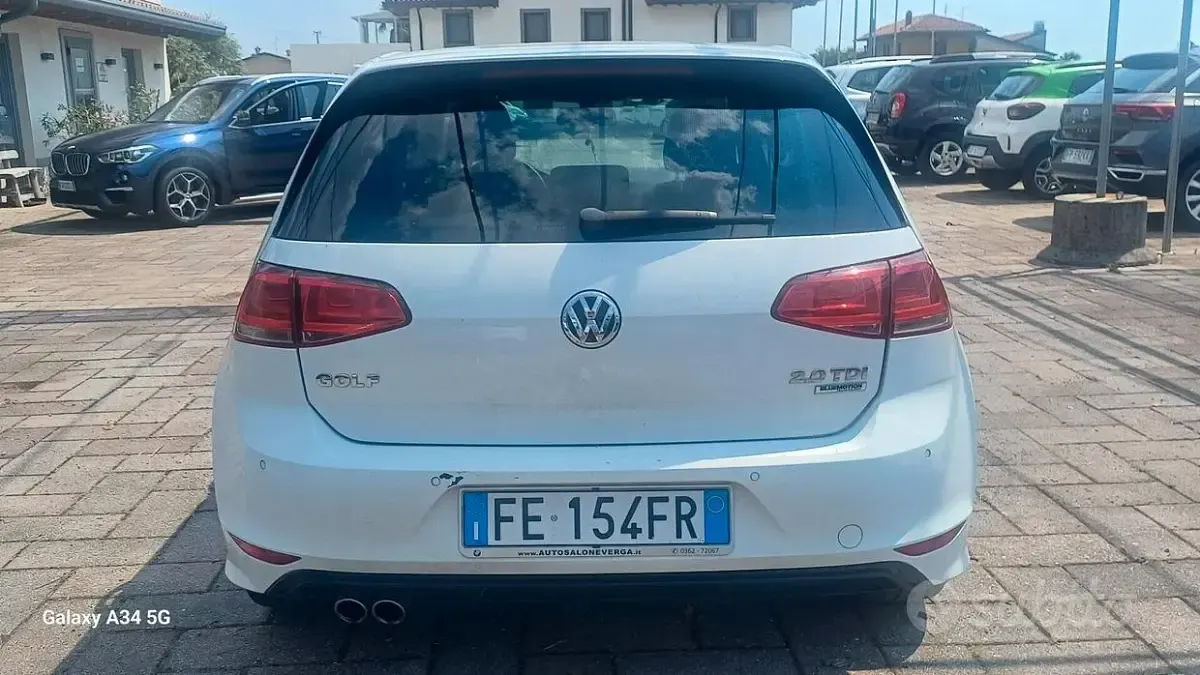 Usata VW Golf VII R 150 CV (110 kW) 2016 Bianco Berlina