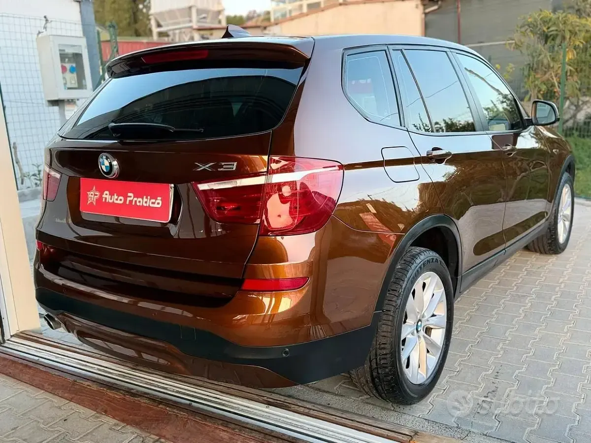 Usata BMW X3 Advantage 190 CV (139 kW) 2017 Marrone SUV