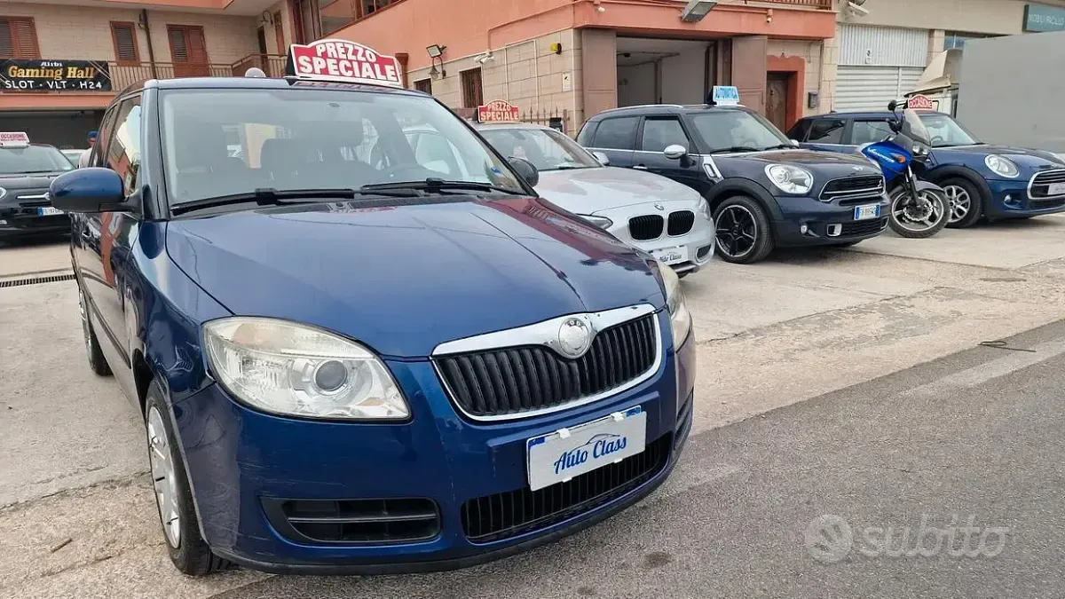 Usata Skoda Fabia Style 69 CV (50 kW) 2008 Blu Berlina