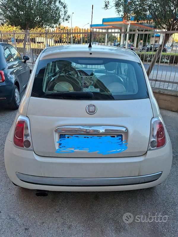 Usata Fiat 500 Lounge 2011 Bianco Utilitaria