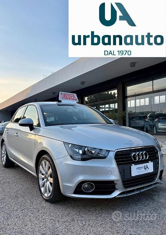Usata Audi A1 Ambition 105 CV (77 kW) 2012 Grigio Utilitaria