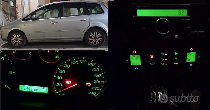 Usata Ford C-MAX Ghia 2003 Grigio Monovolume