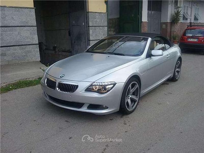 Usata BMW 650 Cabriolet M Sport 367 CV (269 kW) 2008 Argento Cabrio