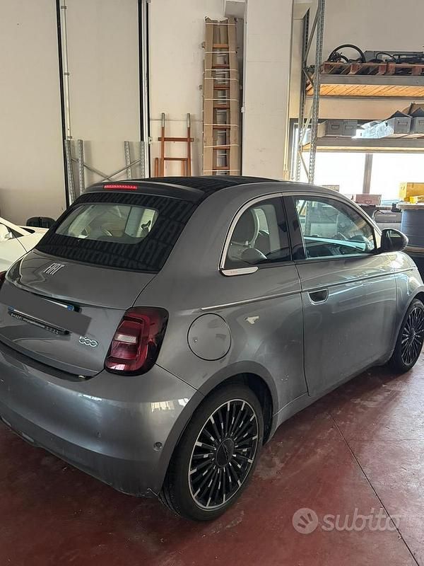Usata Fiat 500e La Prima 2021 Grigio Cabrio