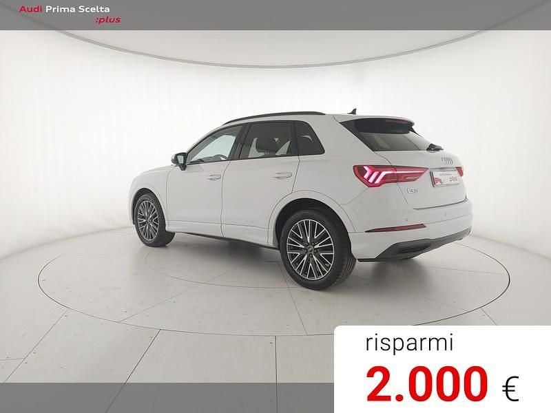 Usata Audi Q3 Advanced 150 CV (110 kW) 2023 Bianco ghiacciaio metallizzato SUV