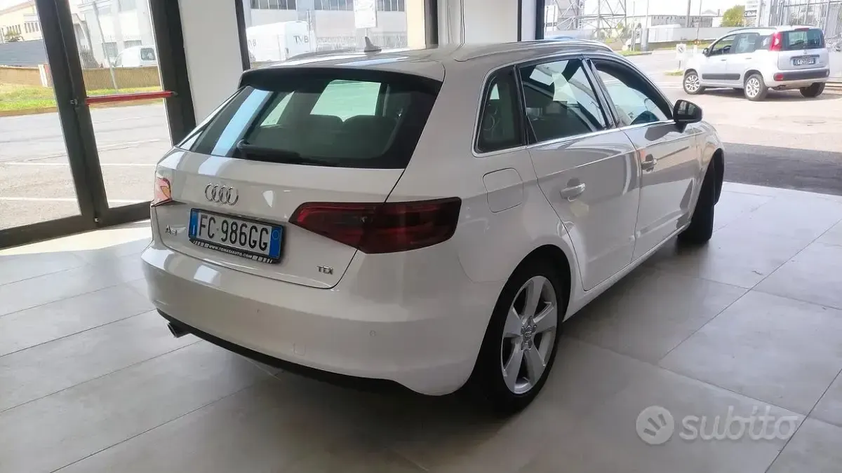 Usata Audi A3 110 CV (80 kW) 2016 Bianco Berlina