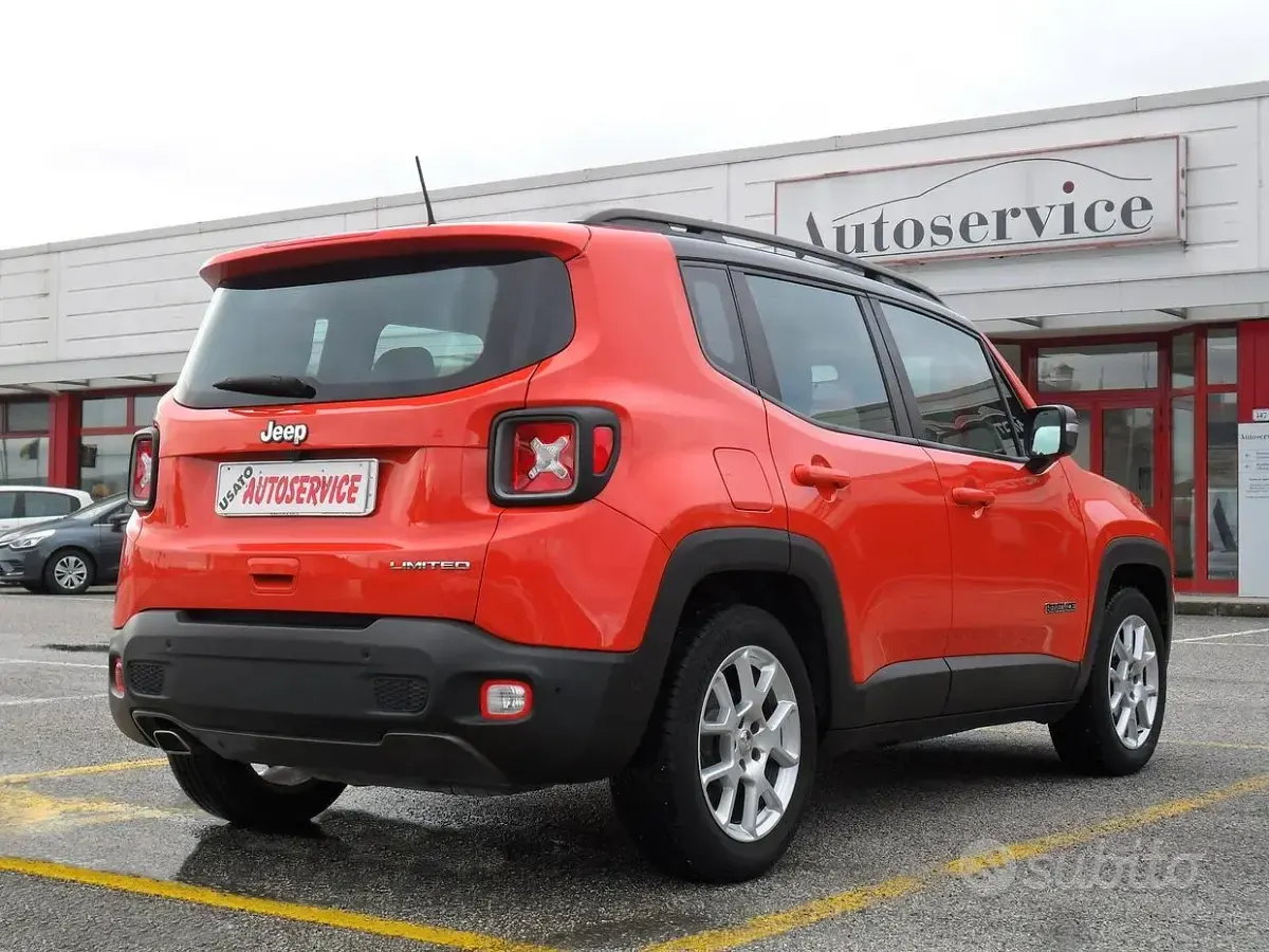 Usata Jeep Renegade Limited 131 CV (96 kW) 2021 Arancione SUV