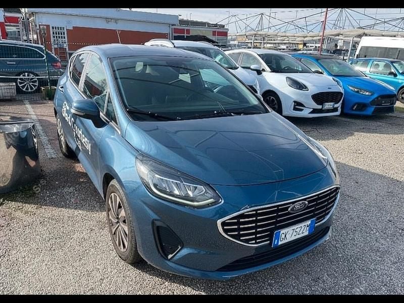 Usata Ford Fiesta Titanium 125 CV (91 kW) 2022 Blu Utilitaria