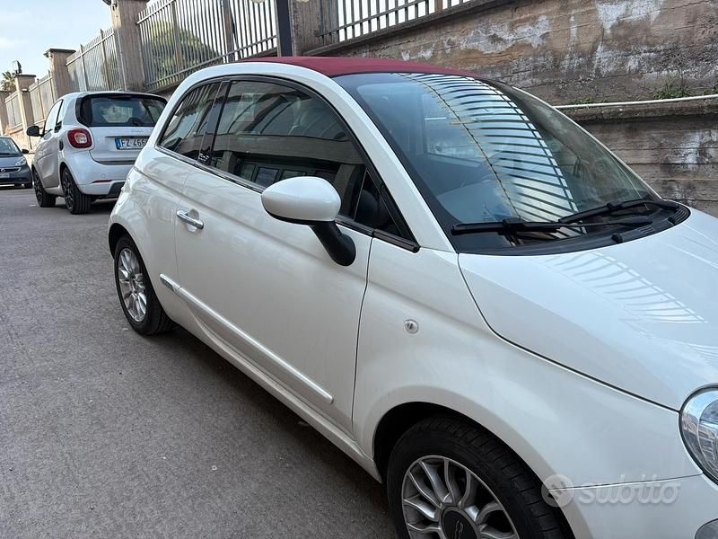 Usata Fiat 500 2011 Bianco Cabrio