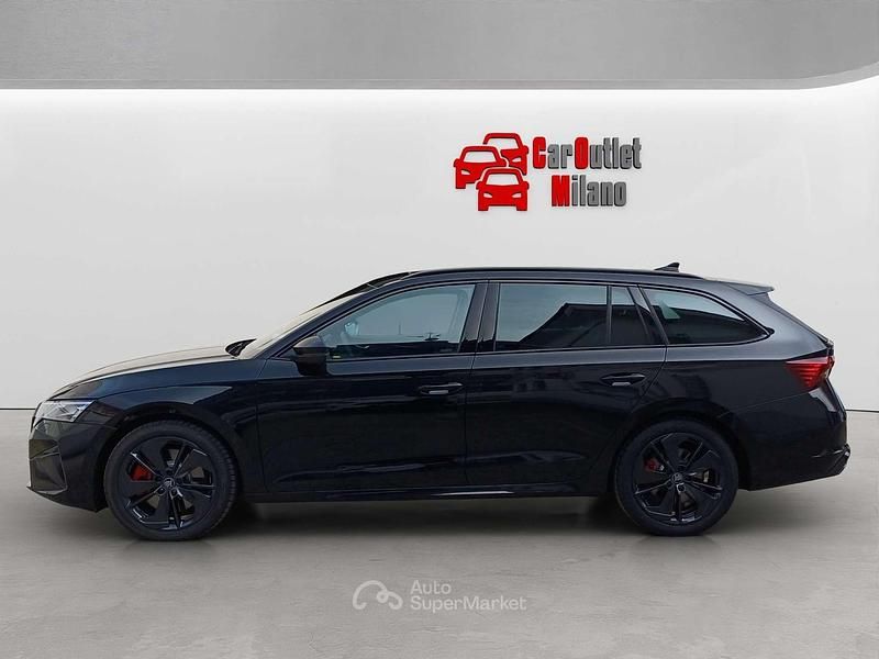 Nuova Skoda Octavia RS 265 CV (194 kW) 2026 Nero Station wagon