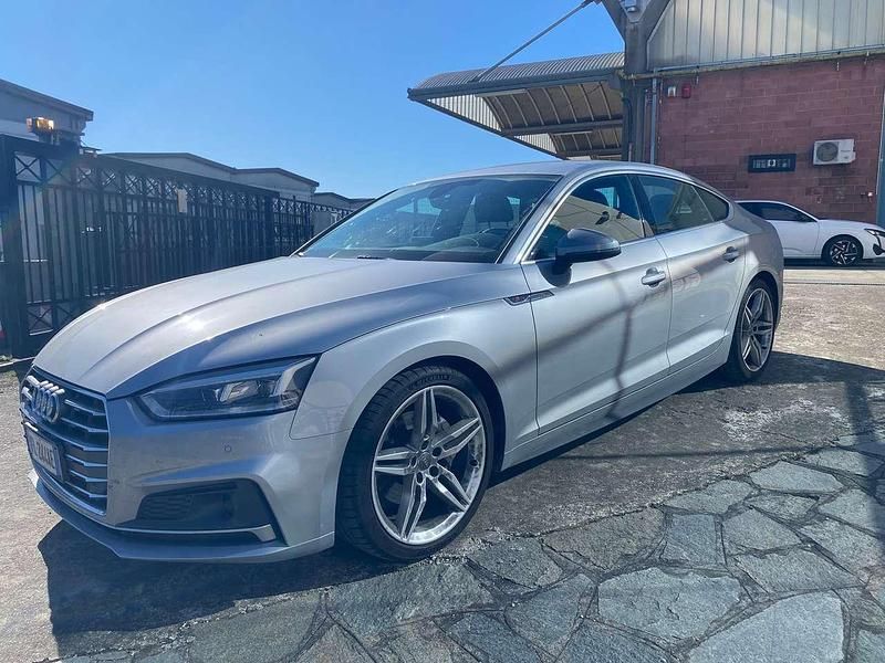 Usata Audi A5 S-Line 190 CV (139 kW) 2017 Argento Coupé