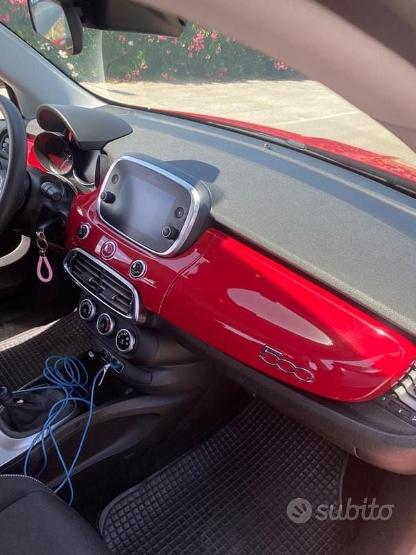 Usata Fiat 500X 120 CV (88 kW) 2019 Rosso SUV
