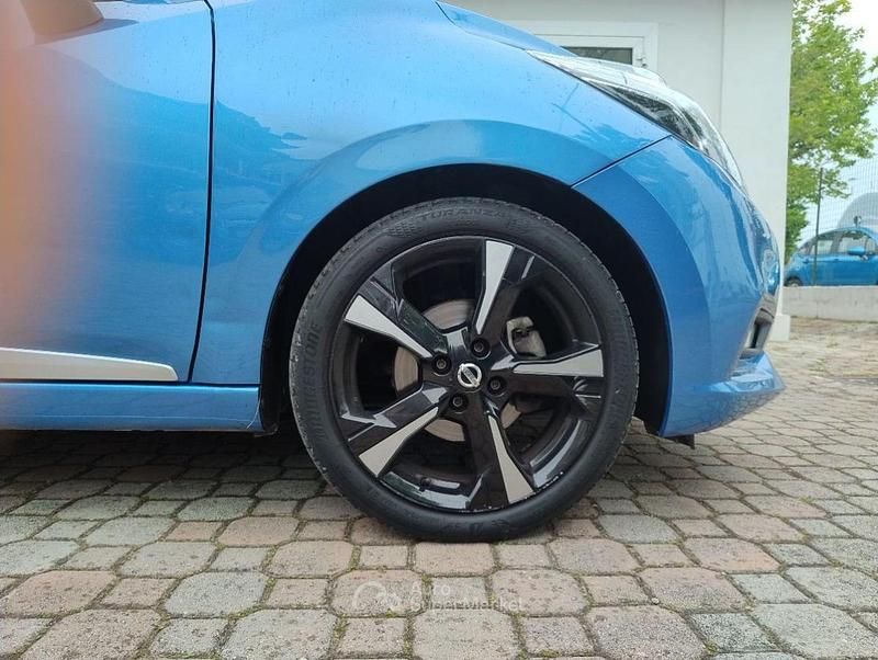 Usata Nissan Micra Tekna 91 CV (66 kW) 2017 Blu Utilitaria