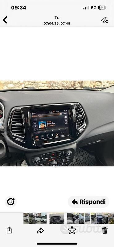 Usata Jeep Compass 120 CV (88 kW) 2020 Grigio SUV