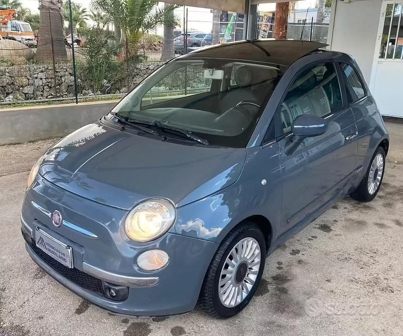 Usata Fiat 500 Lounge 95 CV (69 kW) 2010 Grigio Berlina