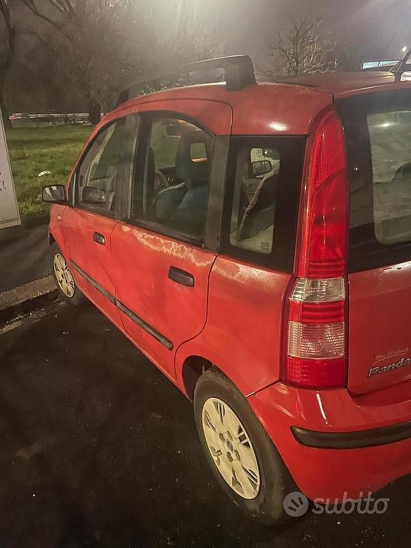 Usata Fiat Panda 2004 Rosso Utilitaria