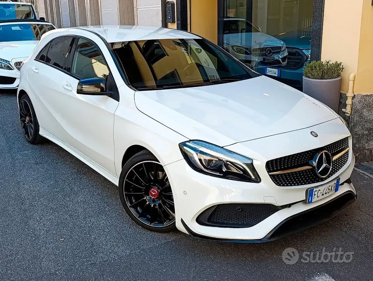 Usata Mercedes A180 Premium 122 CV (89 kW) 2016 Bianco Berlina